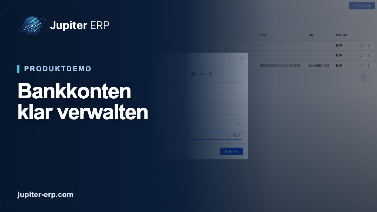 Video: Bankkonten verwalten