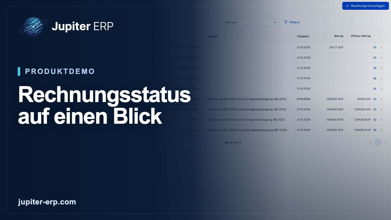 Video: Rechnungsstatus verstehen