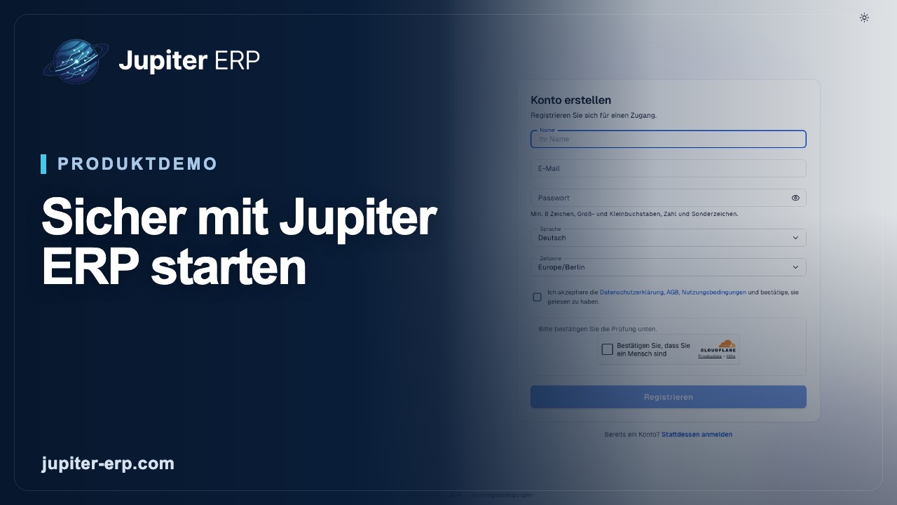 Video: Konto registrieren und einrichten