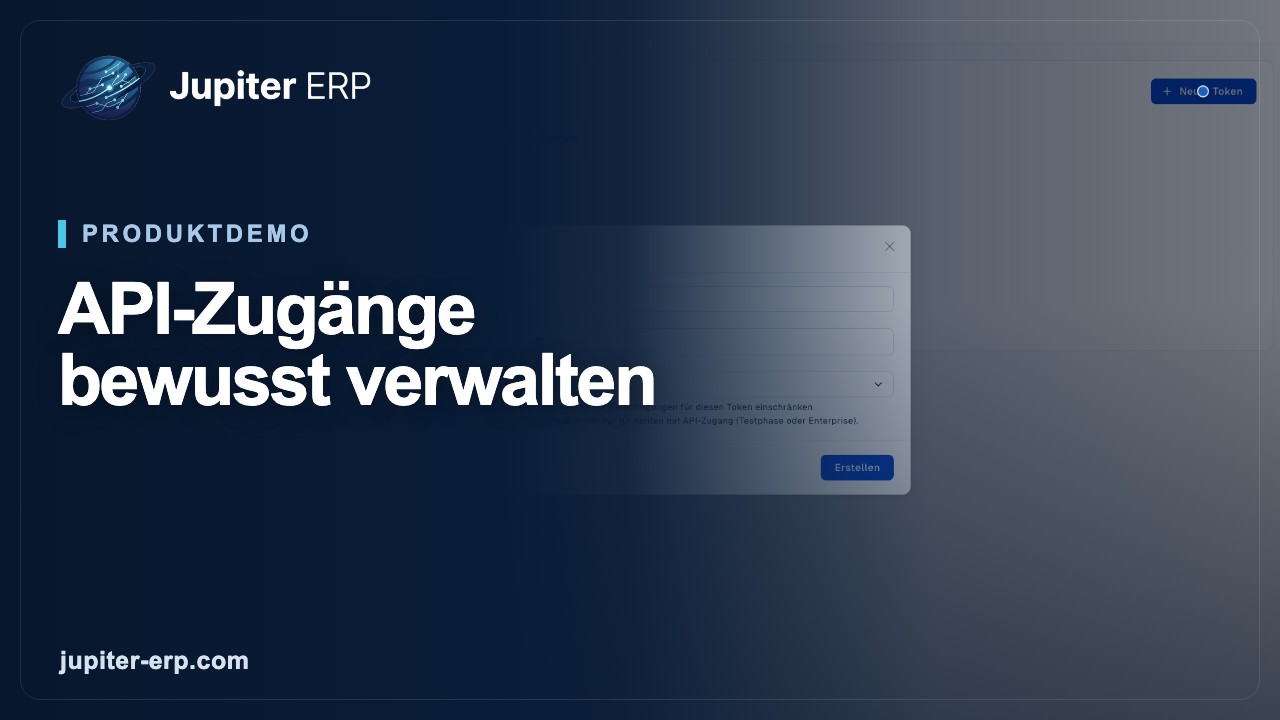 Video: API-Zugang und Zugriffstoken verwalten