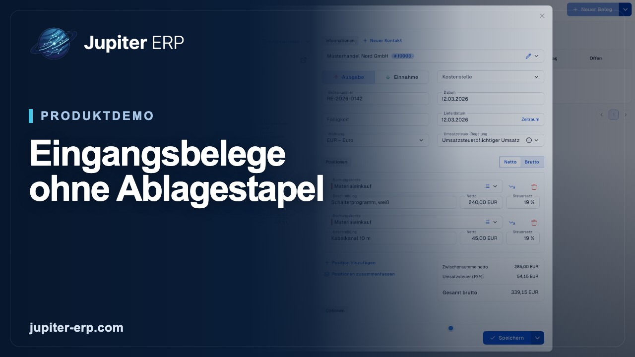 Video: Eingangsbelege ohne Ablagestapel