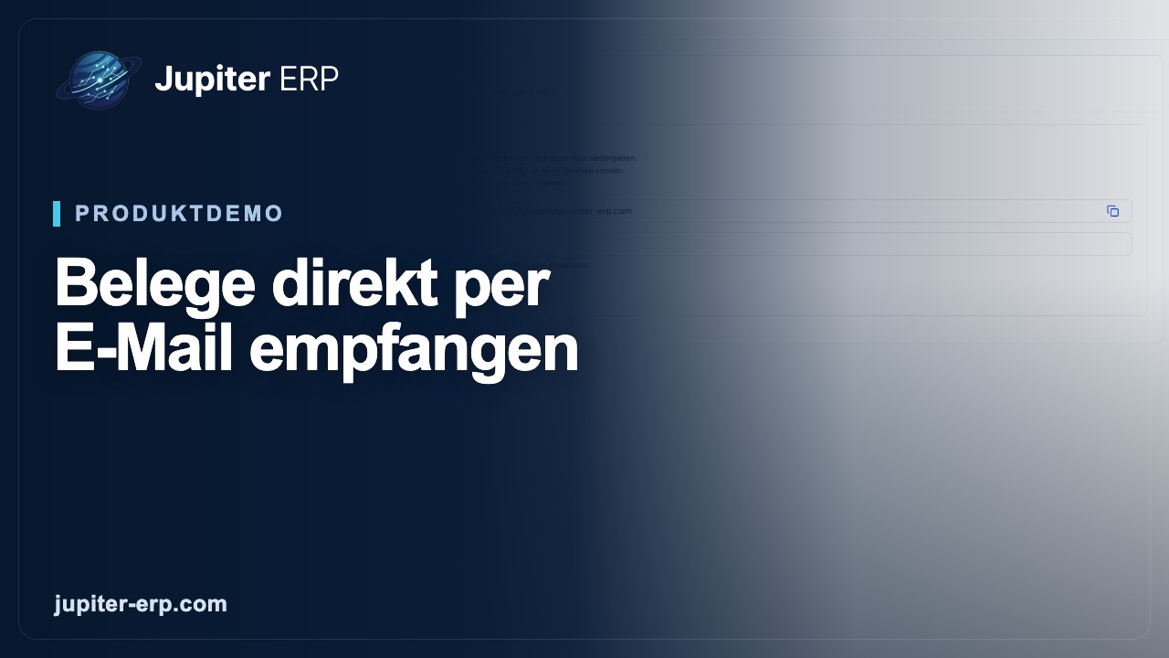 Video: Belege per E-Mail empfangen